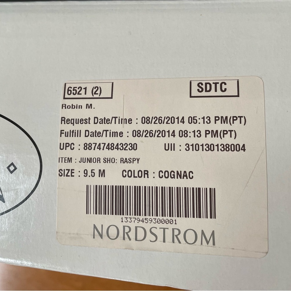 Steve Madden Raspy Platform Bootie In Cognac, Wit… - image 7